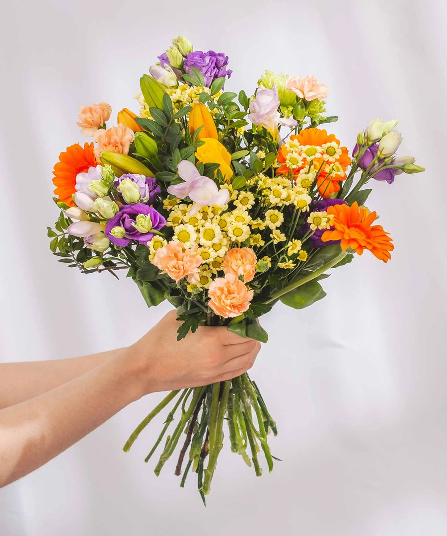 Colourful Bright Country Daze Bouquet - Guernsey Flowers by Post