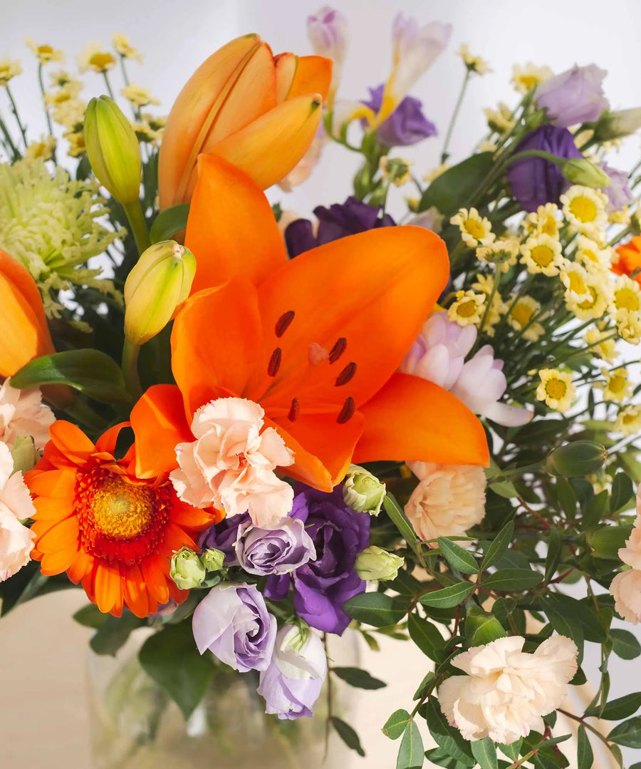 Colourful Bright Country Daze Bouquet - Guernsey Flowers by Post