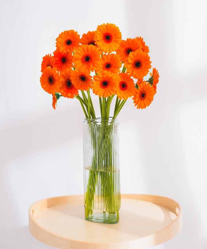 Orange & Yellow Gerbera Flowers - Guernsey Flowers by Post