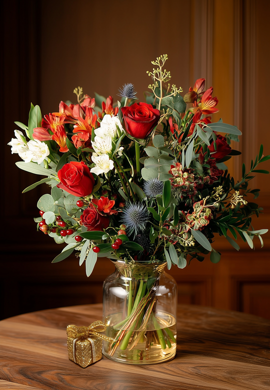 Sending-Christmas-Flowers - Guernsey Flowers by Post