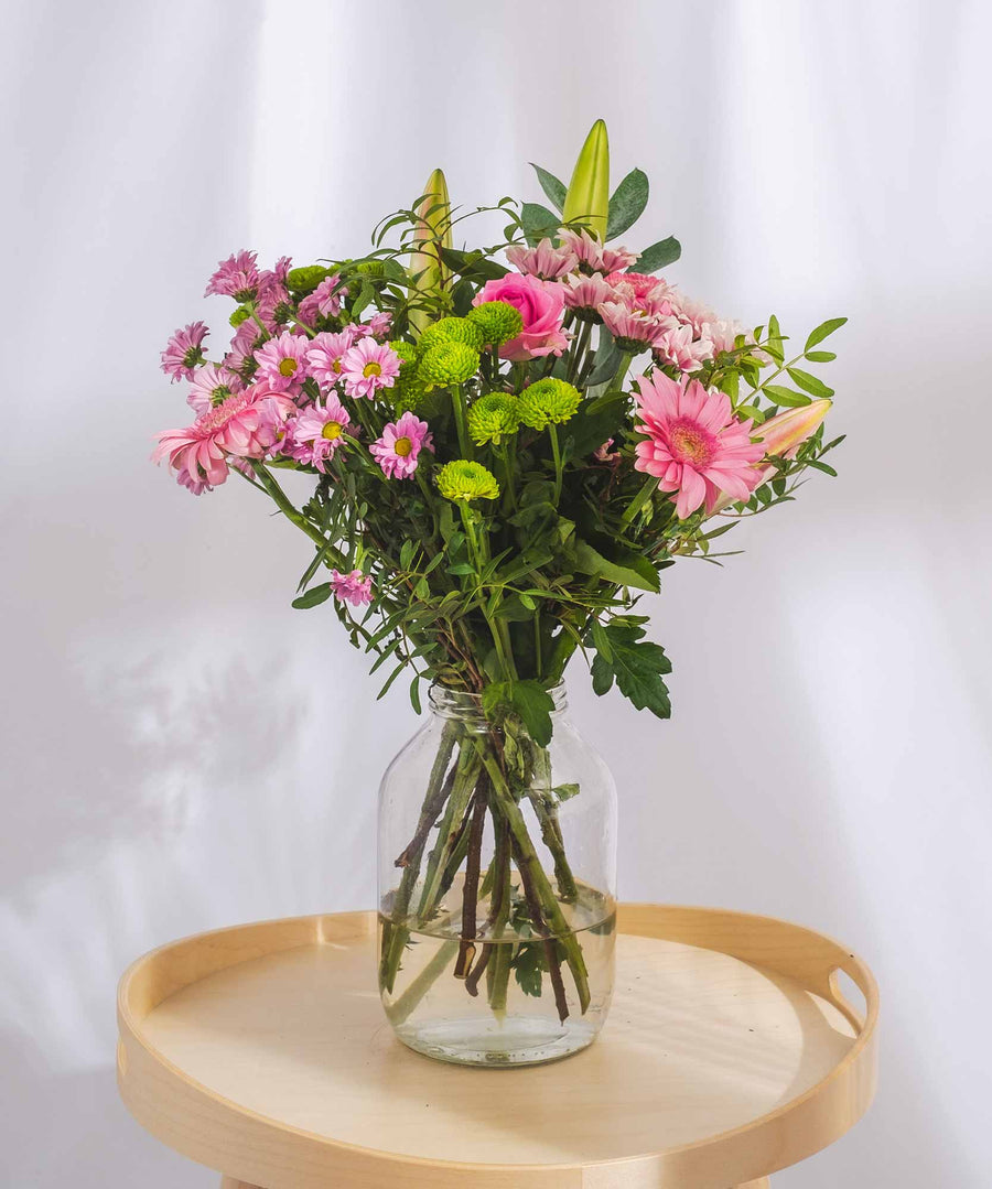Pink Simplicity Bouquet - Guernsey Flowers by Post