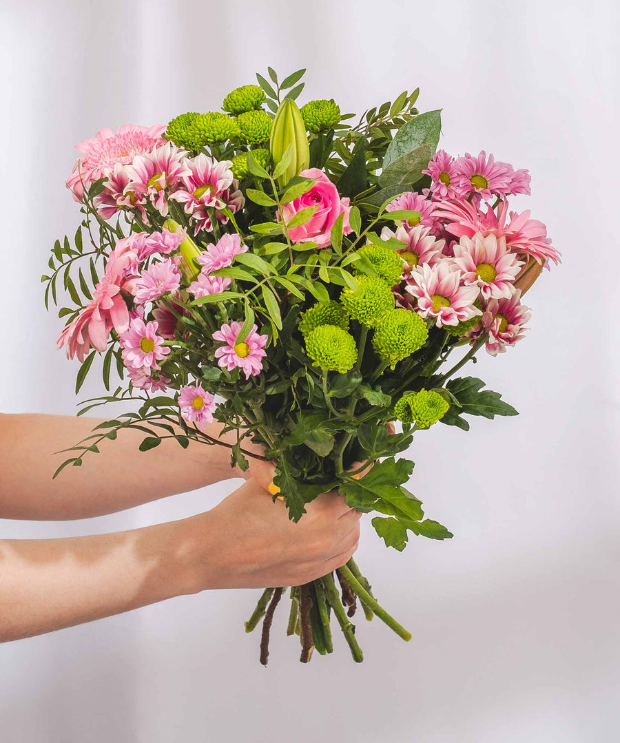 Pink Simplicity Bouquet - Guernsey Flowers by Post