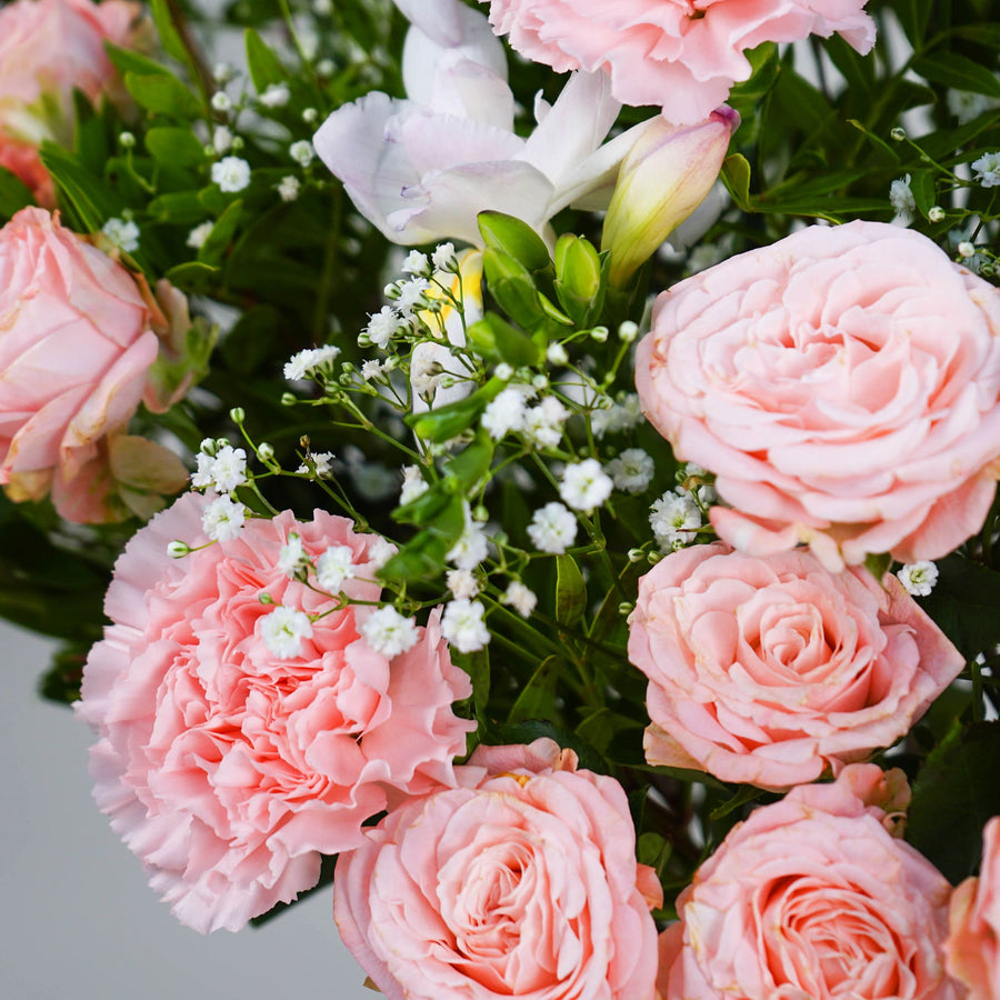 Luscious Pinks Bouquet - Guernsey Flowers by Post