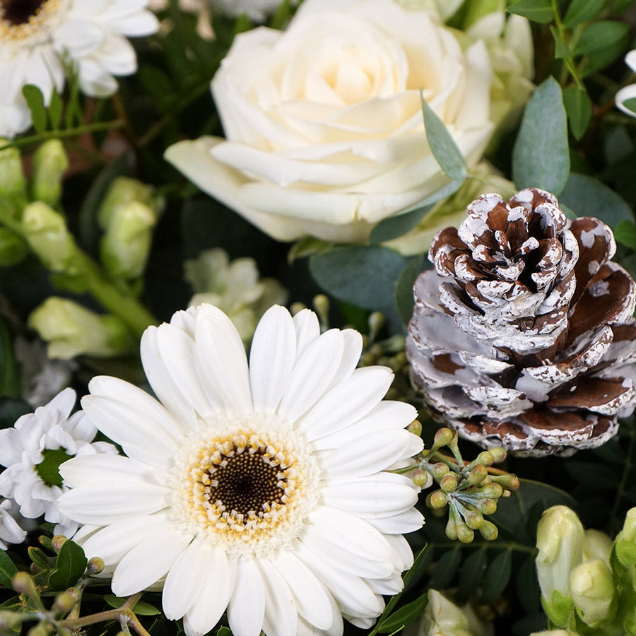 The 'Noelle' | Festive Gift Box - Guernsey Flowers by Post
