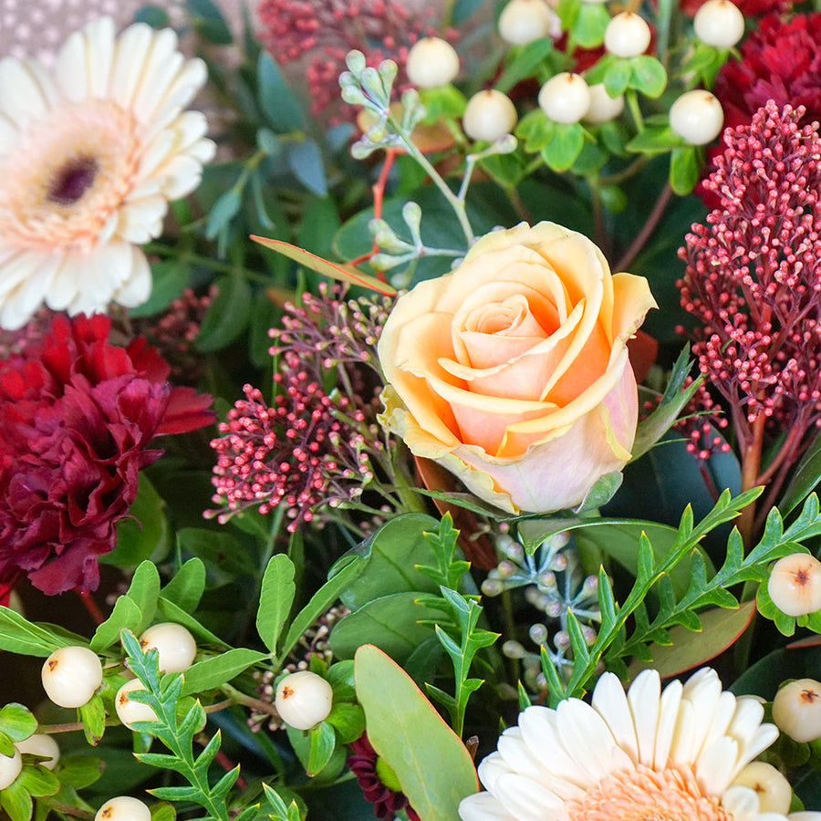 The 'Kris' | Charming Festive Bouquet - Guernsey Flowers by Post
