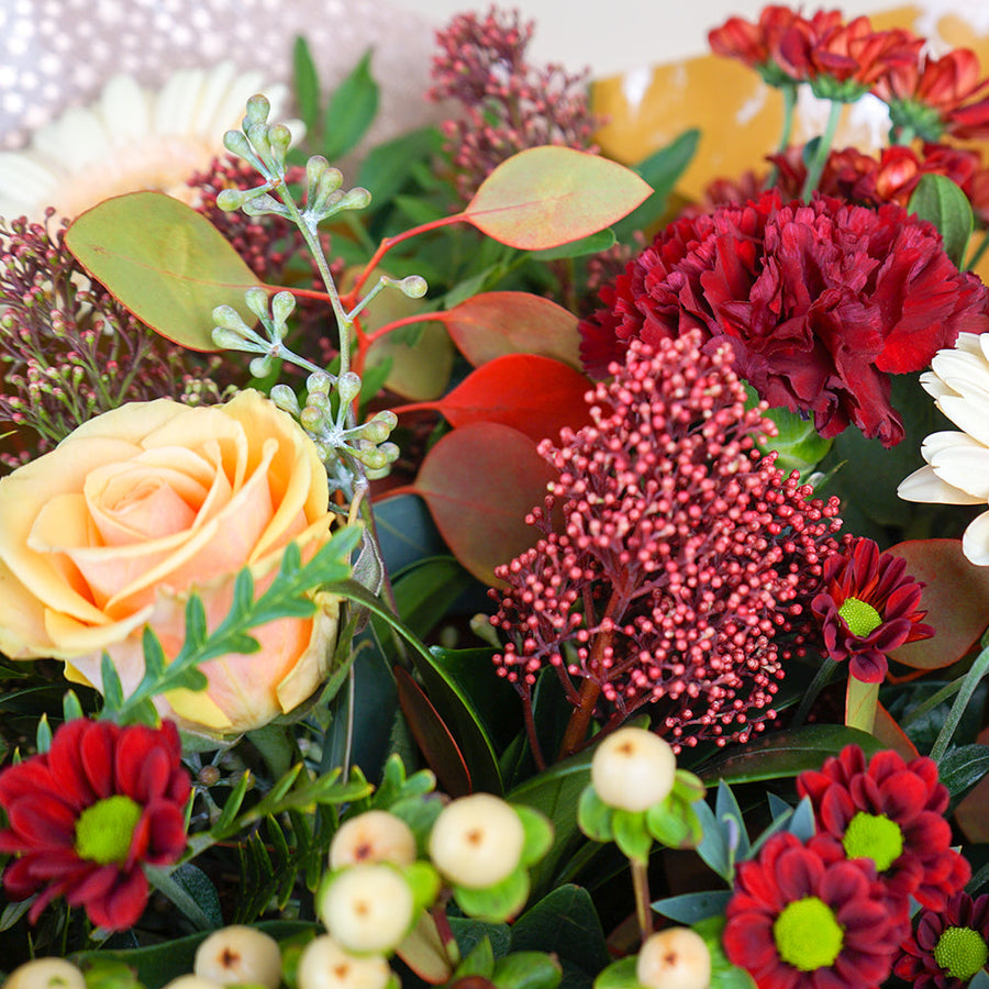 The 'Kris' | Charming Festive Bouquet - Guernsey Flowers by Post
