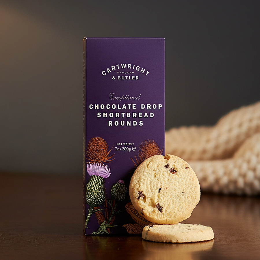 Cartwright & Butler Chocolate Drop Shortbread - Guernsey Flowers by Post
