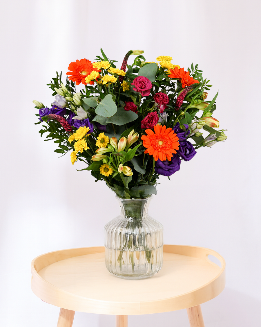 Colourful Bright Country Daze Bouquet - Guernsey Flowers by Post