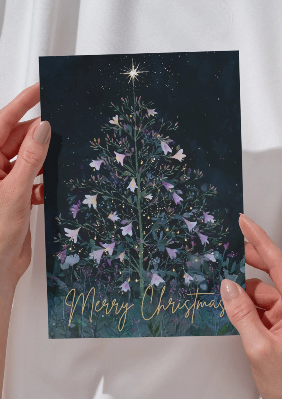 Christmas Card | Festive Freesia Tree - Guernsey Flowers by Post