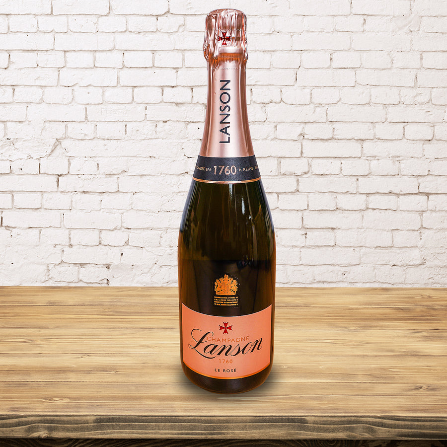 Lanson Champagne - Pink - Guernsey Flowers by Post