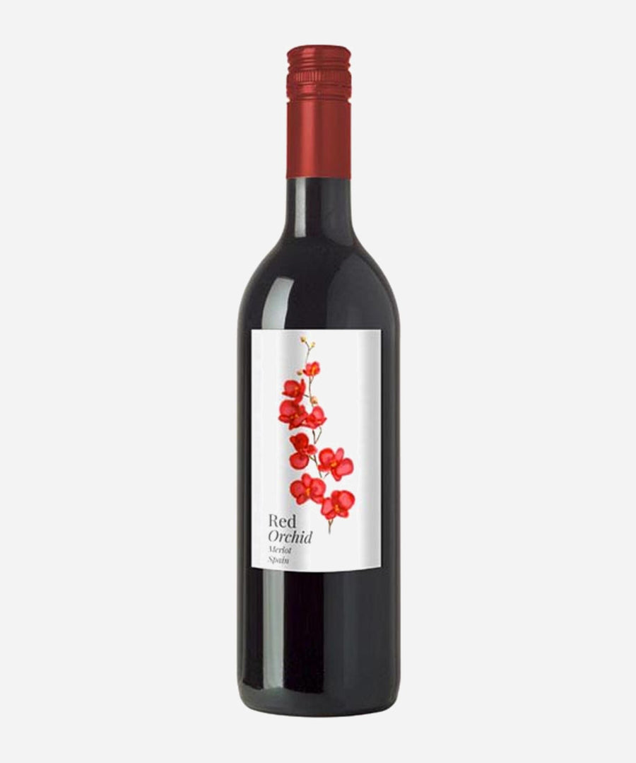 Red Orchid Merlot Spain - Red Wine - Guernsey Flowers by Post
