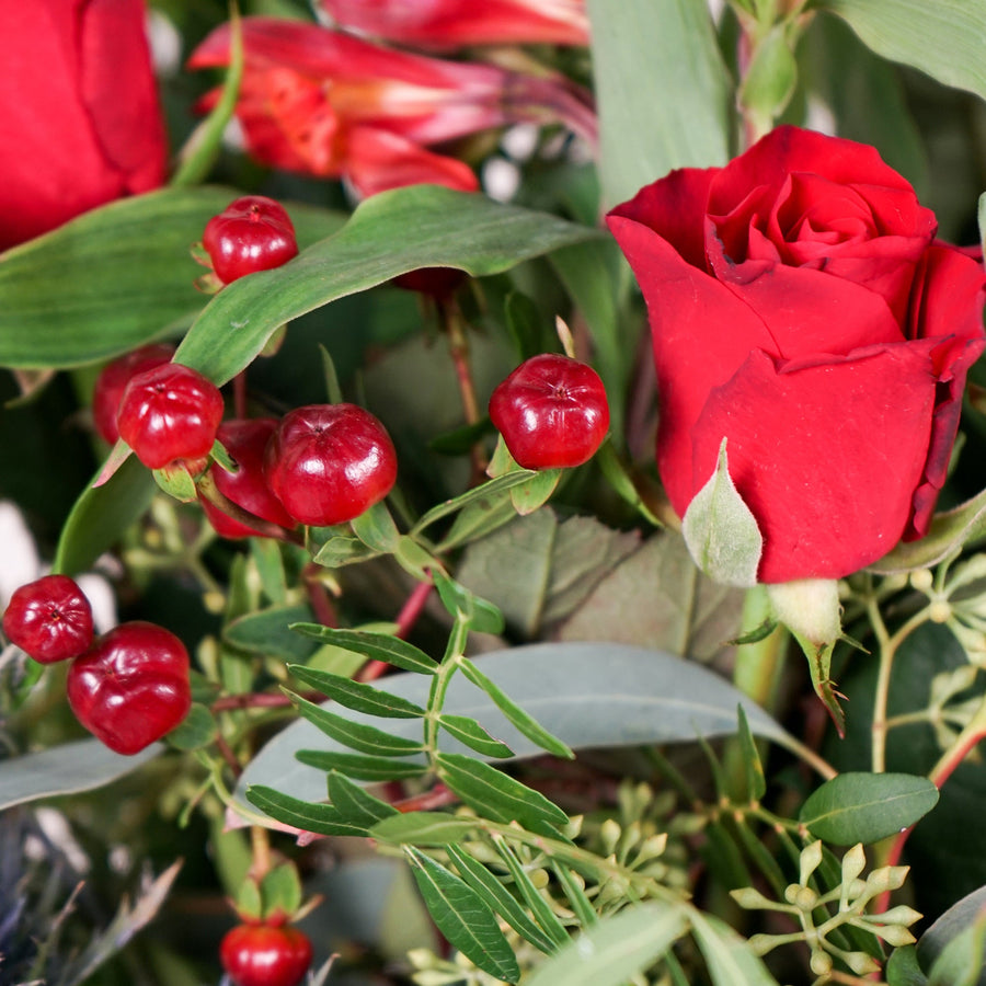 The 'Gloria' | Regal Festive Bouquet - Guernsey Flowers by Post