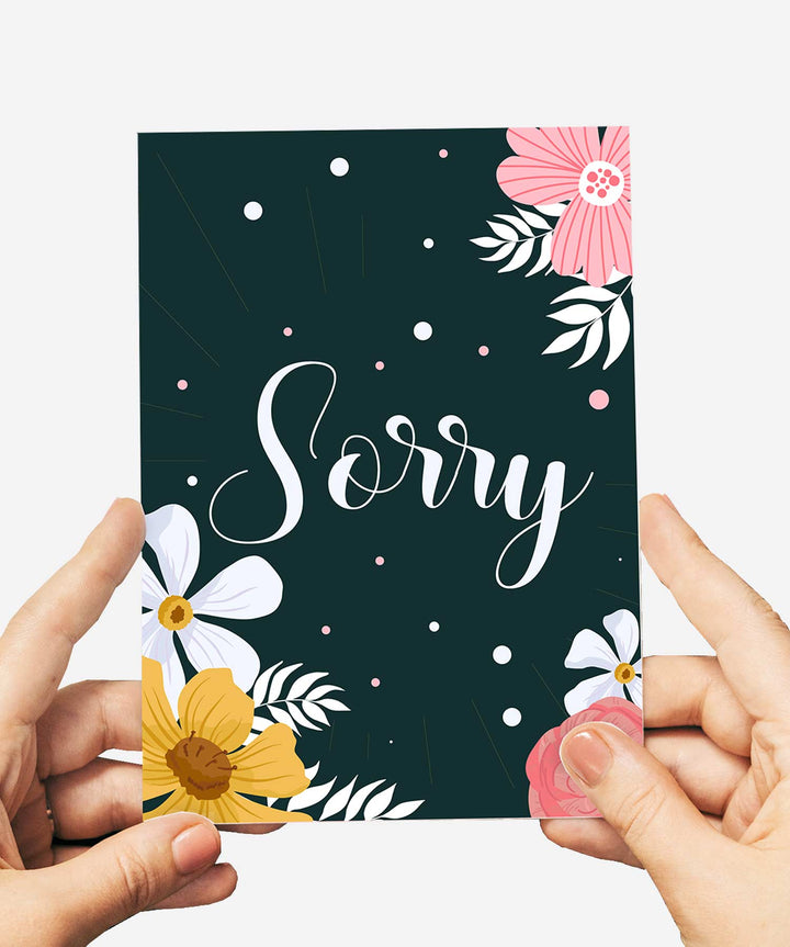Sorry Card - Guernsey Flowers by Post