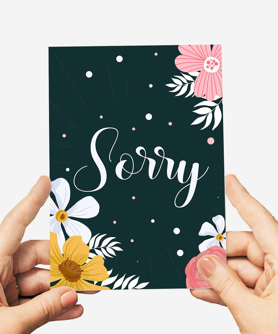 Sorry Card - Guernsey Flowers by Post