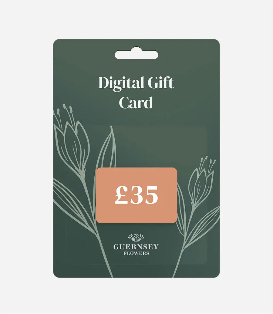 Digital Gift Card - Guernsey Flowers by Post - Guernsey Flowers by Post