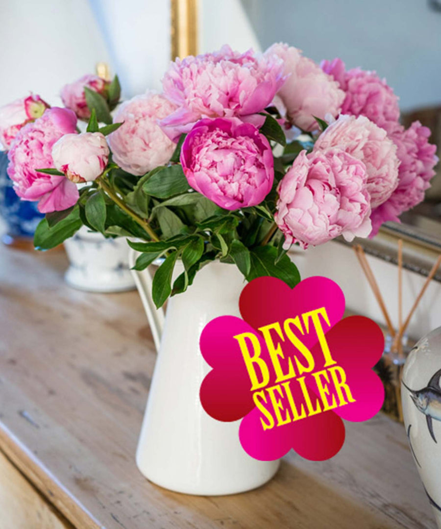 Pink Peonies Flower - Guernsey Flowers by Post